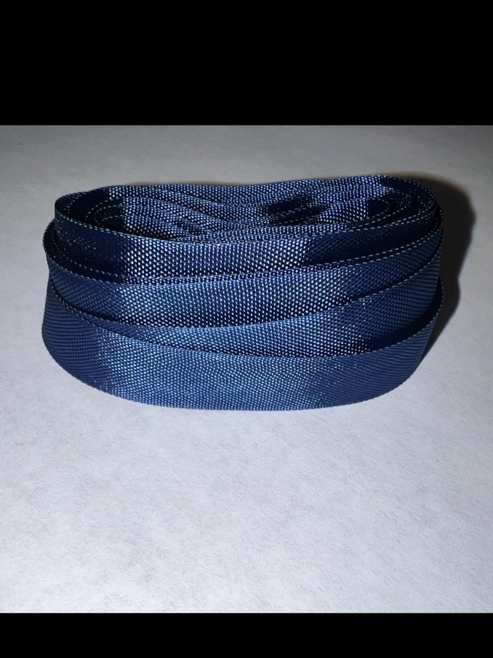 🍄 Vintage Hug Snug Navy Blue Seam Binding Tape Woven Edge Rayon 1/2”  6+ yard